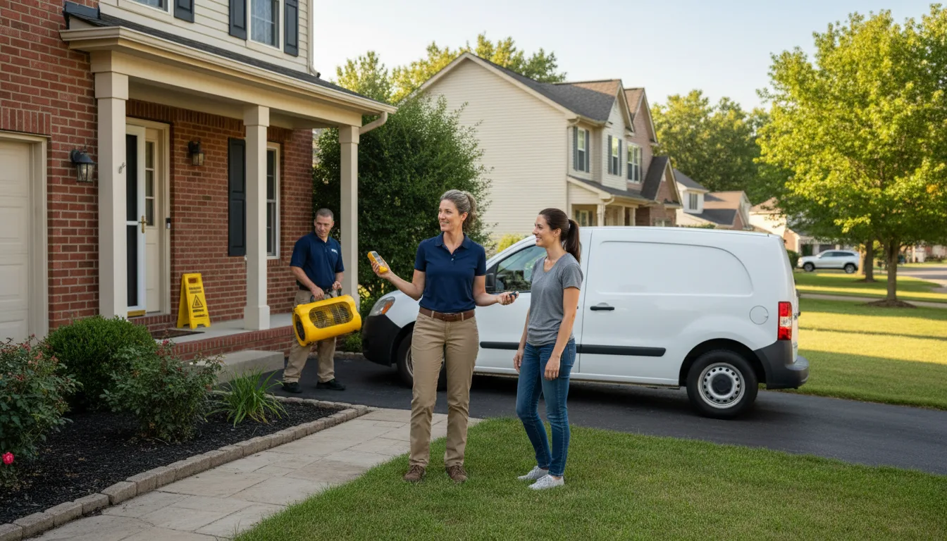 Water restoration image for Water Damage & Restoration Services in Sparkman, AR